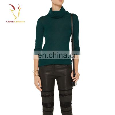 Lady Cashmere Turtleneck Sweater model sweater for girls