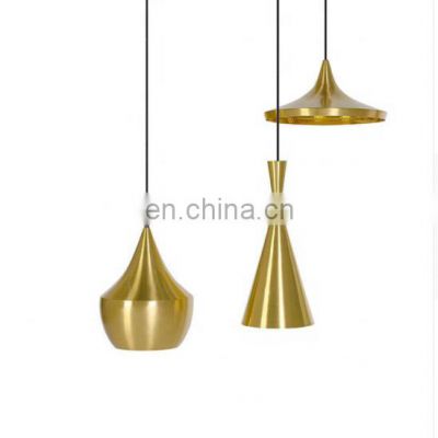 Golden Lighting Pendant Lights Aluminum Lamp Shade Restaurant Bar Coffee Dining Room Led Hanging Light