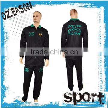 cheap blank self-design logo and pattern soccer training tracksuit set for sale