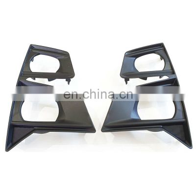 GELING More Attractive Upper Level PP Material Black Mat Fog Lamp Cover For ISUZU DMAX Pickup 2020