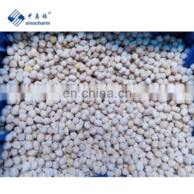 Sinocharm BRC Certificated IQF Chick pea Frozen Chickpeas With bulk package