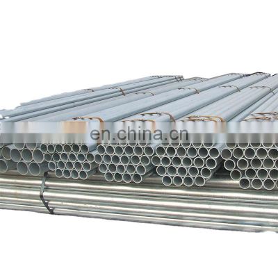 Pre galvanized steel pipe galvanised tube Hot dipped galvanized round steel pipe for construction china company GI pipe/tube