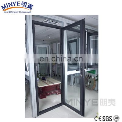 aluminium doors and windows designs/Glass hinge door/front door