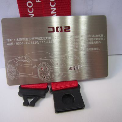 Engraved Metal Card Smart Identification Engraved Metal Business Card