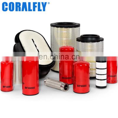 Coralfly Filtro De Oleo Filtro De Combustible B1428 B7383 B7577 B495 B7177 for Filtro De Aceite Baldwin