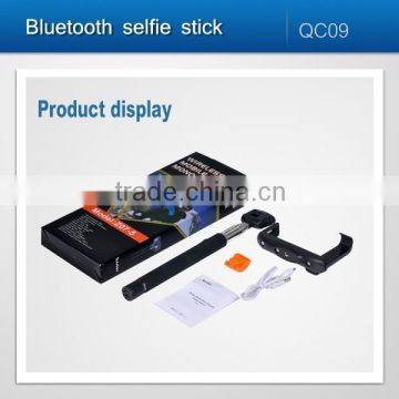 Basic Selfie stick with bulid in bluetooth, Heavy Duty Selfie stick and BlueTooth Remote