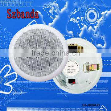 3-10W 91dB PA System Ceiling Speaker BA-806A/B public address system