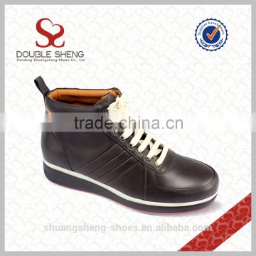 Assurance Factory of China wholesale new model leather men casual shoes