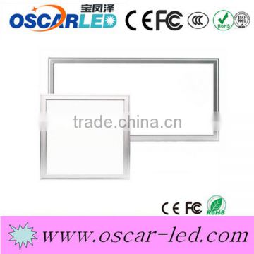 high bright rectangle 12w 300*600 led panel light side lit recessed mounted or suspended LED panel light for office/hotel/school
