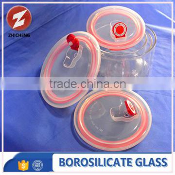 high borosilicate glass food storage container