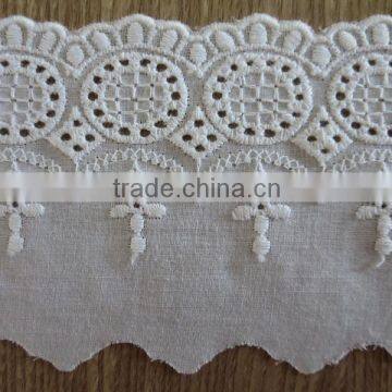 Cotton lace trim cotton eyelet lace wholesale                        
                                                Quality Choice