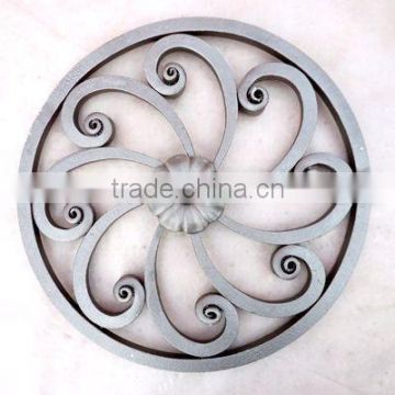 China factory metal crafts decorative wrought iron component for sale