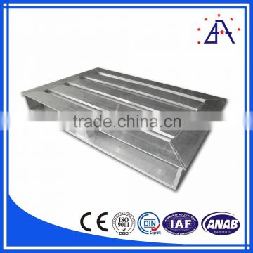 Standard Size Aluminum Pallets With Side