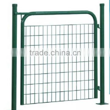 useful green garden fence gate