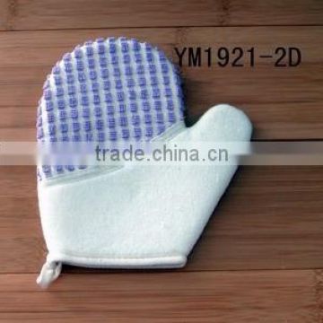 bath exfoliating gloves flax sponge DZM1921