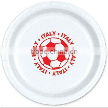 decorative plastic plates wedding /2014 World Cup plastic plate,plastic dishes
