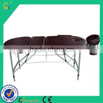 3 Sections AL Folding Thai Massage Table for Saunas