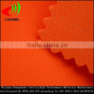 hi reflective fabric suppliers fluorescent yellow Polyester Cotton Fabric