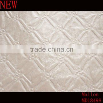 Semi pu leather for Decoration with soft feeling and low prices MD18498