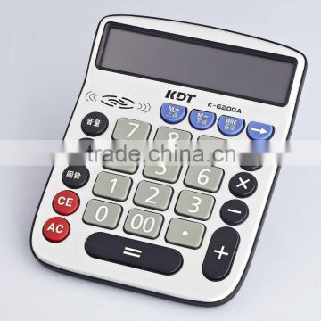 12 digits electronic big button calculator K-6200A