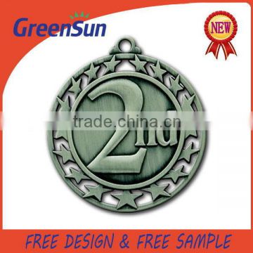 High quality classical round metal medal and trophy