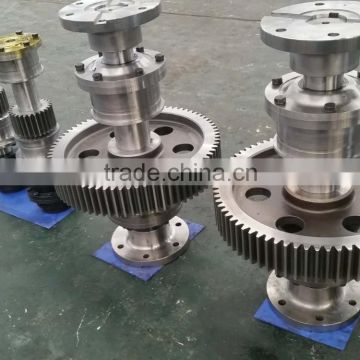 Forging 4140 Alloy Steel gear output shaft Gear output axis Gear pinion Gear tailshaft