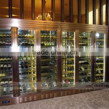 Shentop furniture wine cellar wine rack cabinet wall mounted wine cooler refrigerated wine cooler