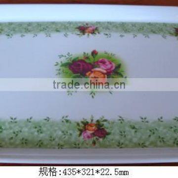 Melamine nice quality indian serving tray