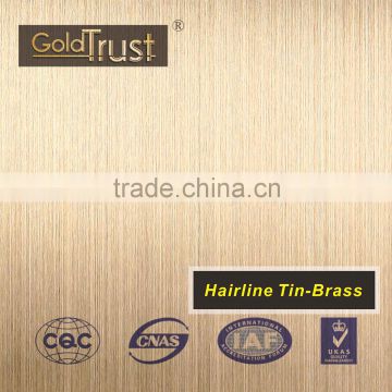 aisi 304 decorative hairline finish pvd coating stainless steel sheet brass titanium