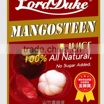Garcinia mangostana Mangosteen 100% Juice mix anti oxidant