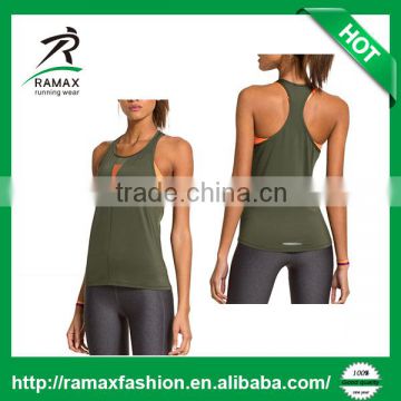 Ramax Custom Ladies Sports Wear Mesh Gym Tank Top