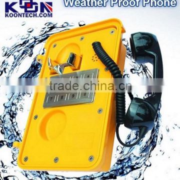 Analog/IP POE Phone Flush/wall mounting KNSP-11 Emergency phone Intercom system solution Emergency Vandal Resistant Telephone