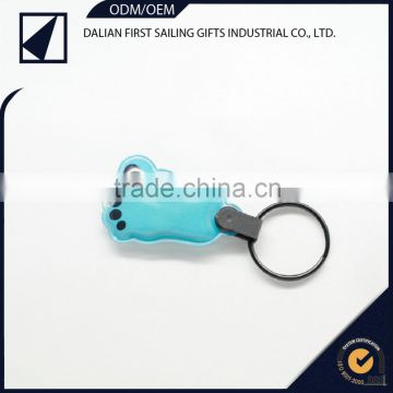 Wholesale custom soft PVC LED key ring
