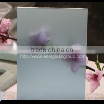 3-12mm frosted glass for office enclosures