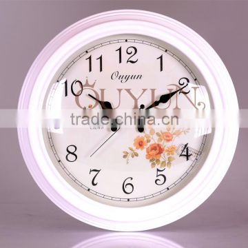 Home Decorative 16 inch Large Quartz Wooden Wall Clock