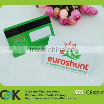 Printing pvc signature strip card with full color printing