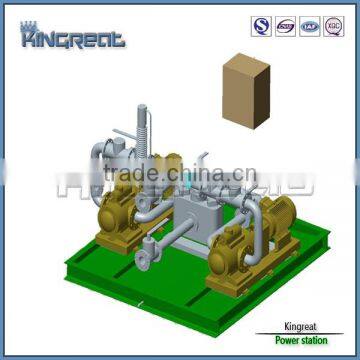 Modular type fuel booster for 2MW engine power plant