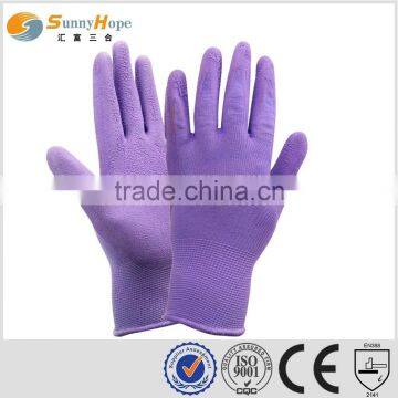 sunnyhope top quality 13gauge nylon nitrile foam gloves for gardening