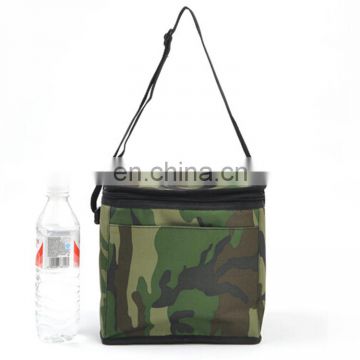 600D oxford aluminium keep temperature camo portable picnic cooler bag