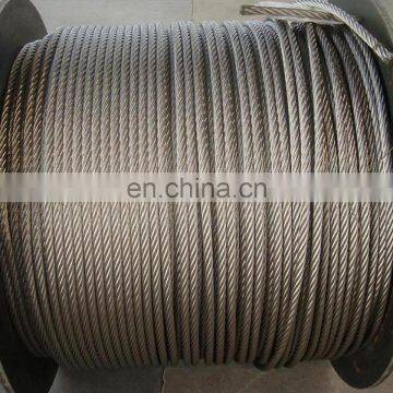 1*7 7*7 7*19 1*19 6*36 AISI316 steel wire cable 2.5mm