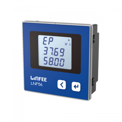 LNF56 96*96mm RS485 3 phase digital power bidirectional smart energy meter
