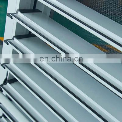 Customized luxury aluminium profiles shutters window price