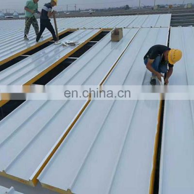 China easy install 1500 square meter metal cladding roof steel frame structure builders warehouse building