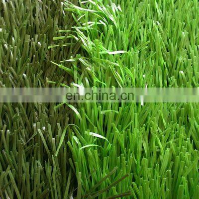 Colored blue second hand football artificial grass