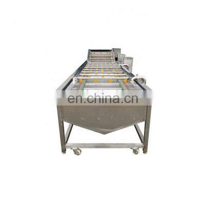 Factory Conveyor Vegetables Washing Machine Vegetable Washing Machine Small Potato Washing Peeling Machine