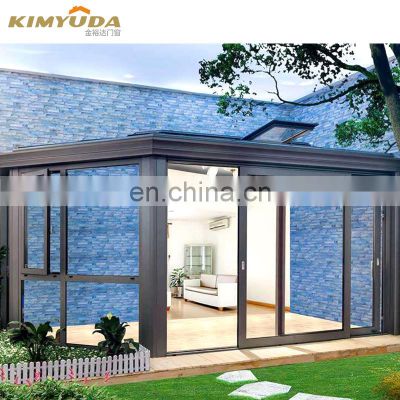 Free Standing Four Season Glass Home Heavy Duty Unique Conservatory Balcony Tempered Glass House Sun Room