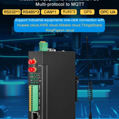bliiot 4G wifi ethernet RS485 port multi-protocol IIoT protocol converter