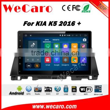 Wecaro WC-KK9215 10.2 inch android 4.4/5.1 touch screen car dvd gps for kia k5 optima 2016 + With Wifi 3G Radio RDS navigation
