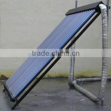 16 copper pipes pressured evacuated tube solar collector