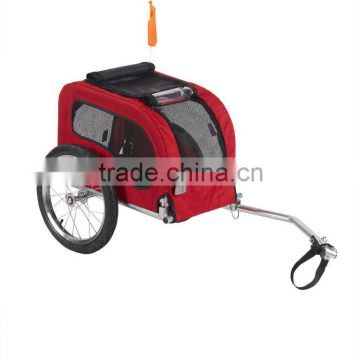 small foldable bicycle pet trailer / dog bike trailer